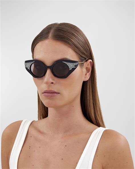 gucci women's cat eye acetate and metal sunglasses|designer cat eye sunglasses polarized.